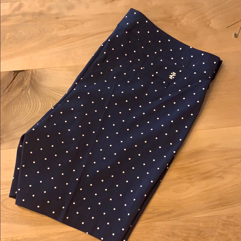 🛍$3 MUST BUNDLE 3 Izod Golf blue and white polka - Picture 1 of 4